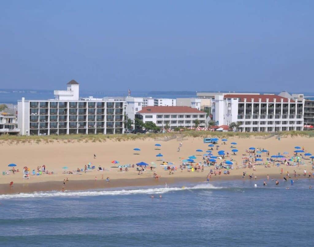 Best Family Hotels in Ocean City, Maryland castle in sand