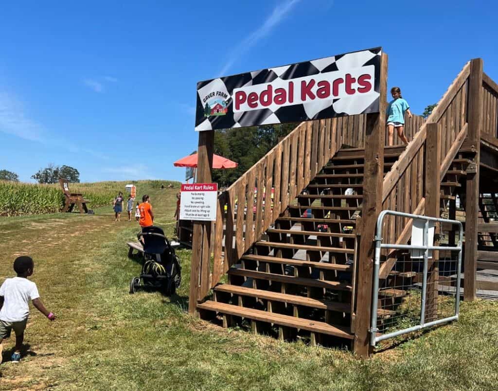 pedal karts at gaver farms md