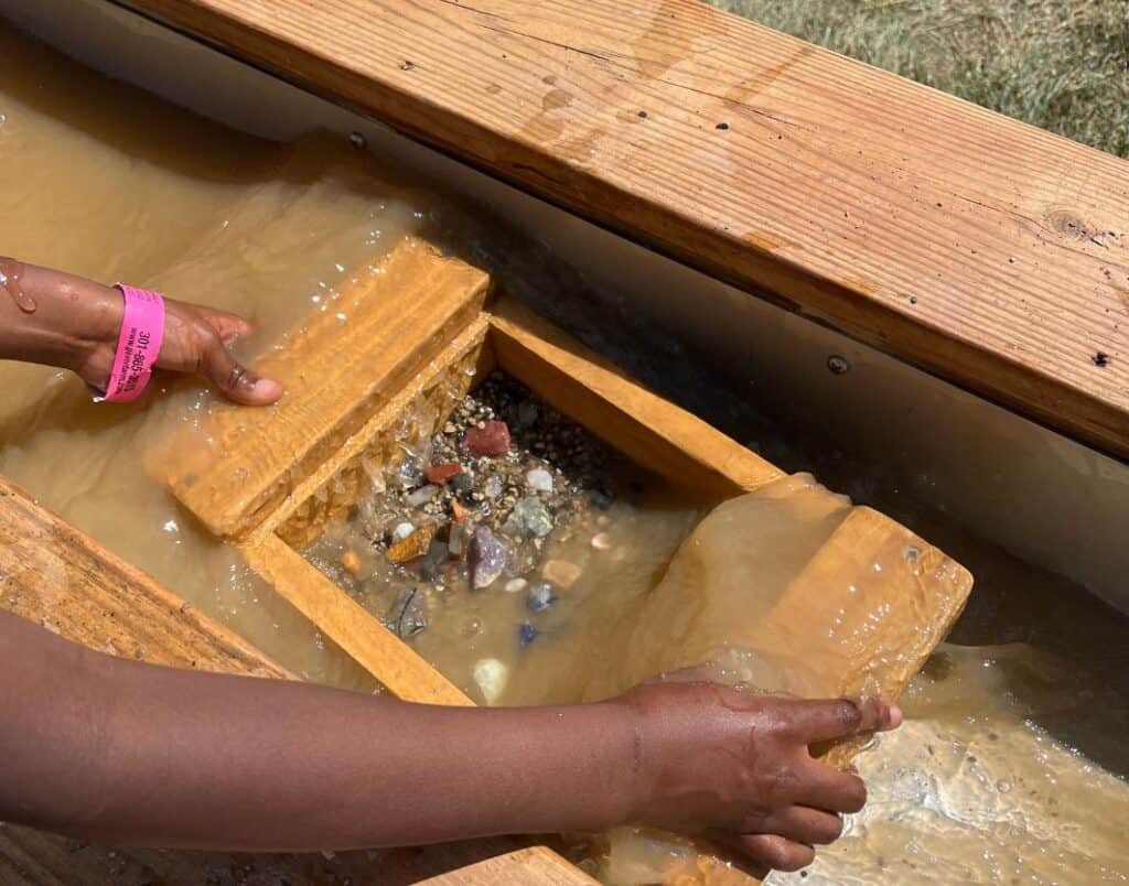 gem mining at gaver farms md