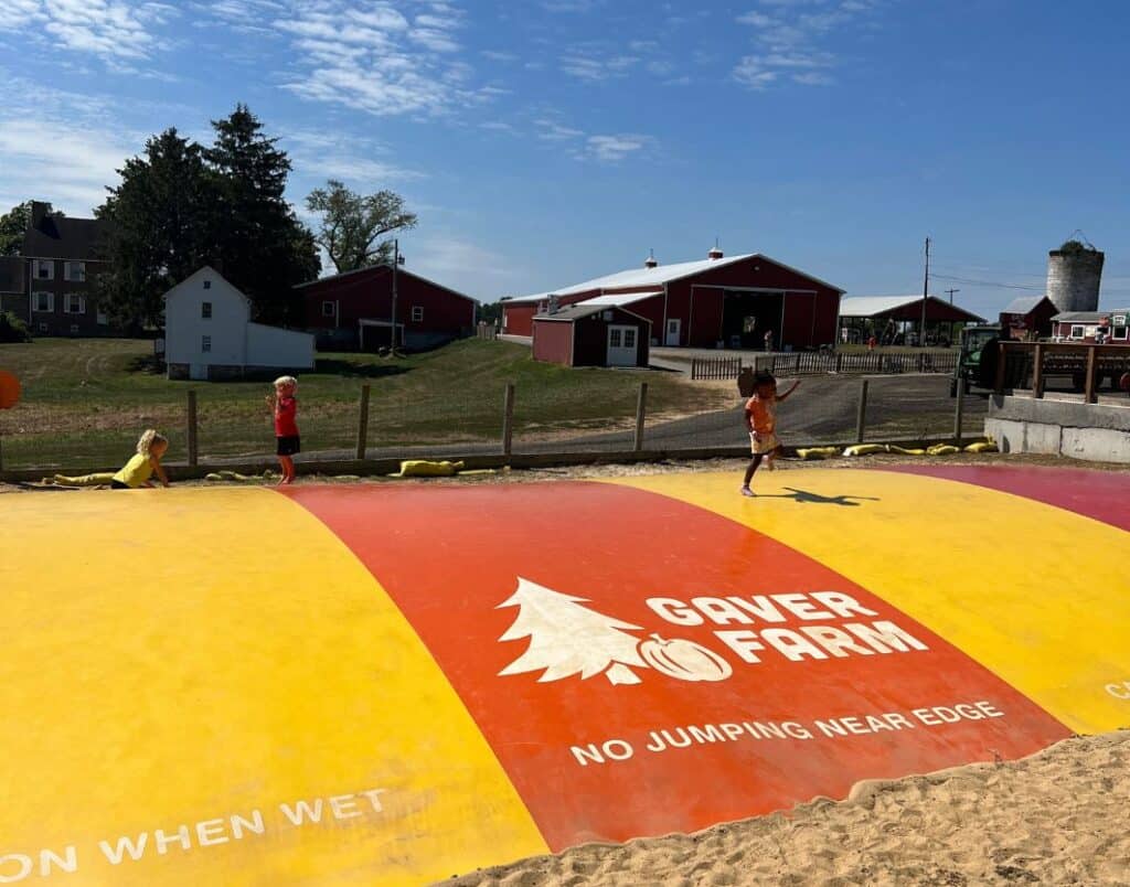 jumping pillows at gaver farms md