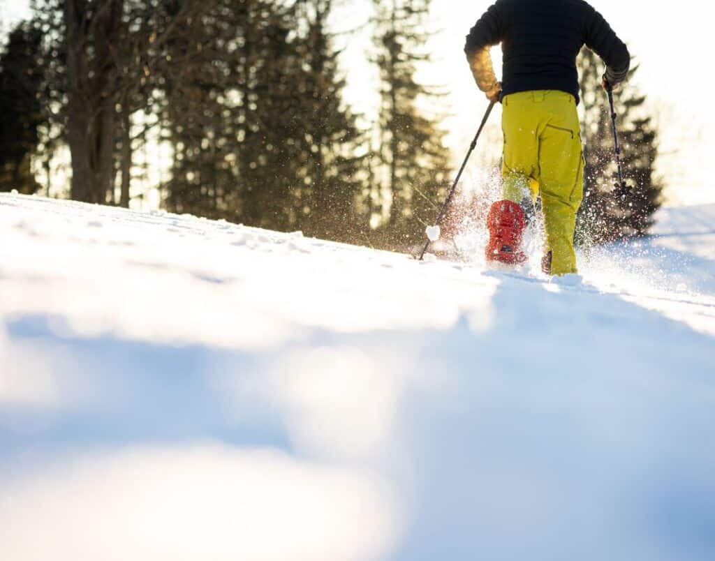 snowshoeing in maryland in winter