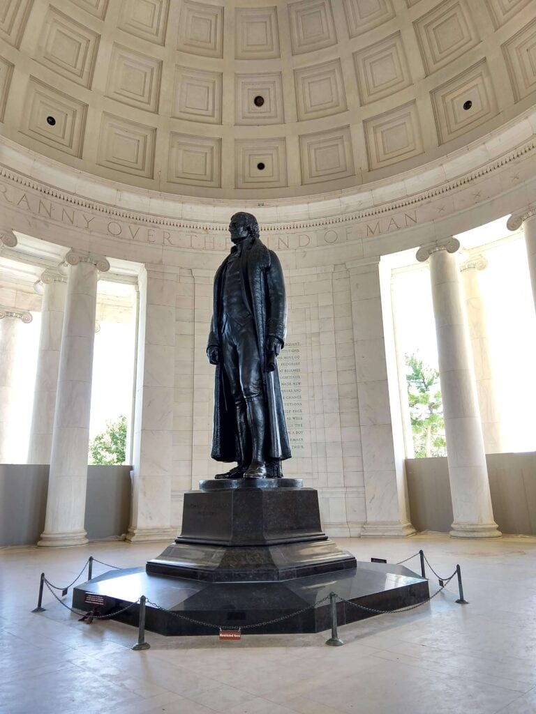 Jefferson Sculpture in Jefferson Memorial
