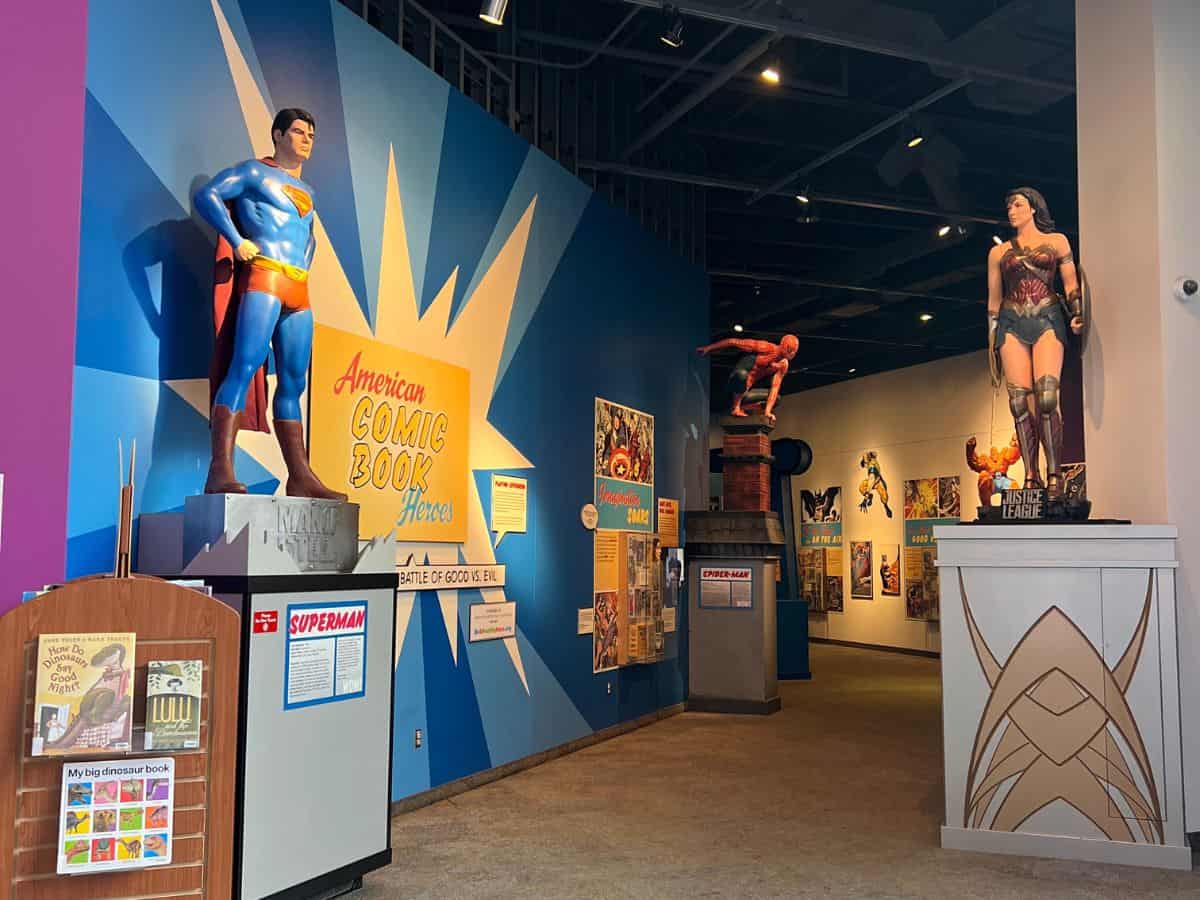 comic heroes at Strong national museum of play