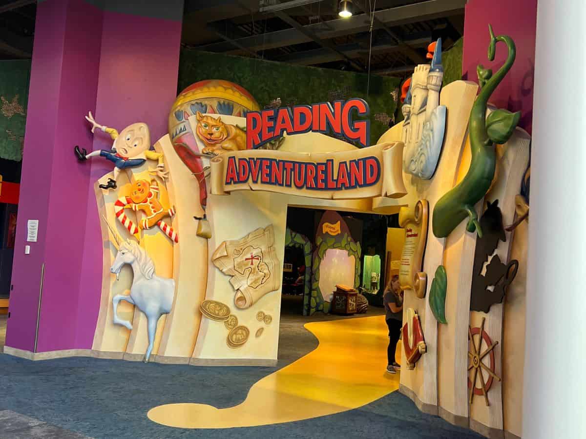 reading adventureland at Strong national museum of play