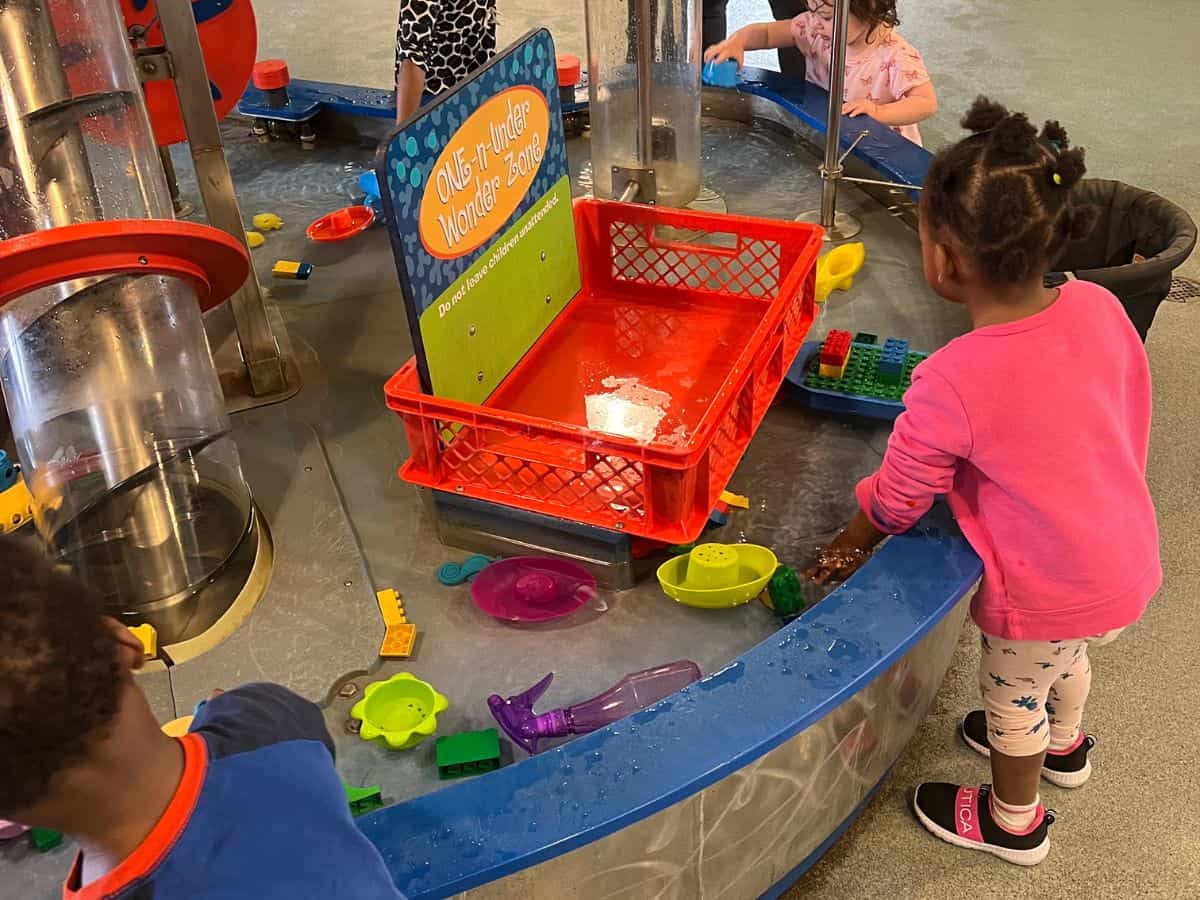 water section at port discovery baltimore