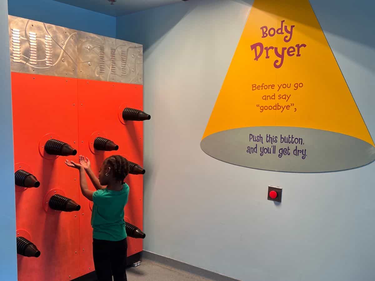 water section dryer at port discovery baltimore